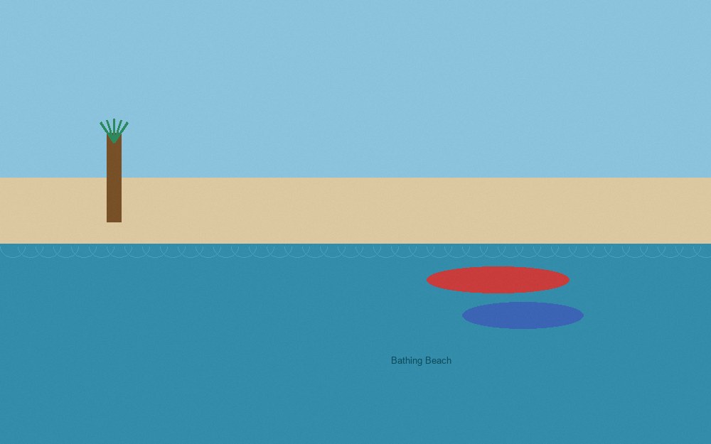 Bathing beach